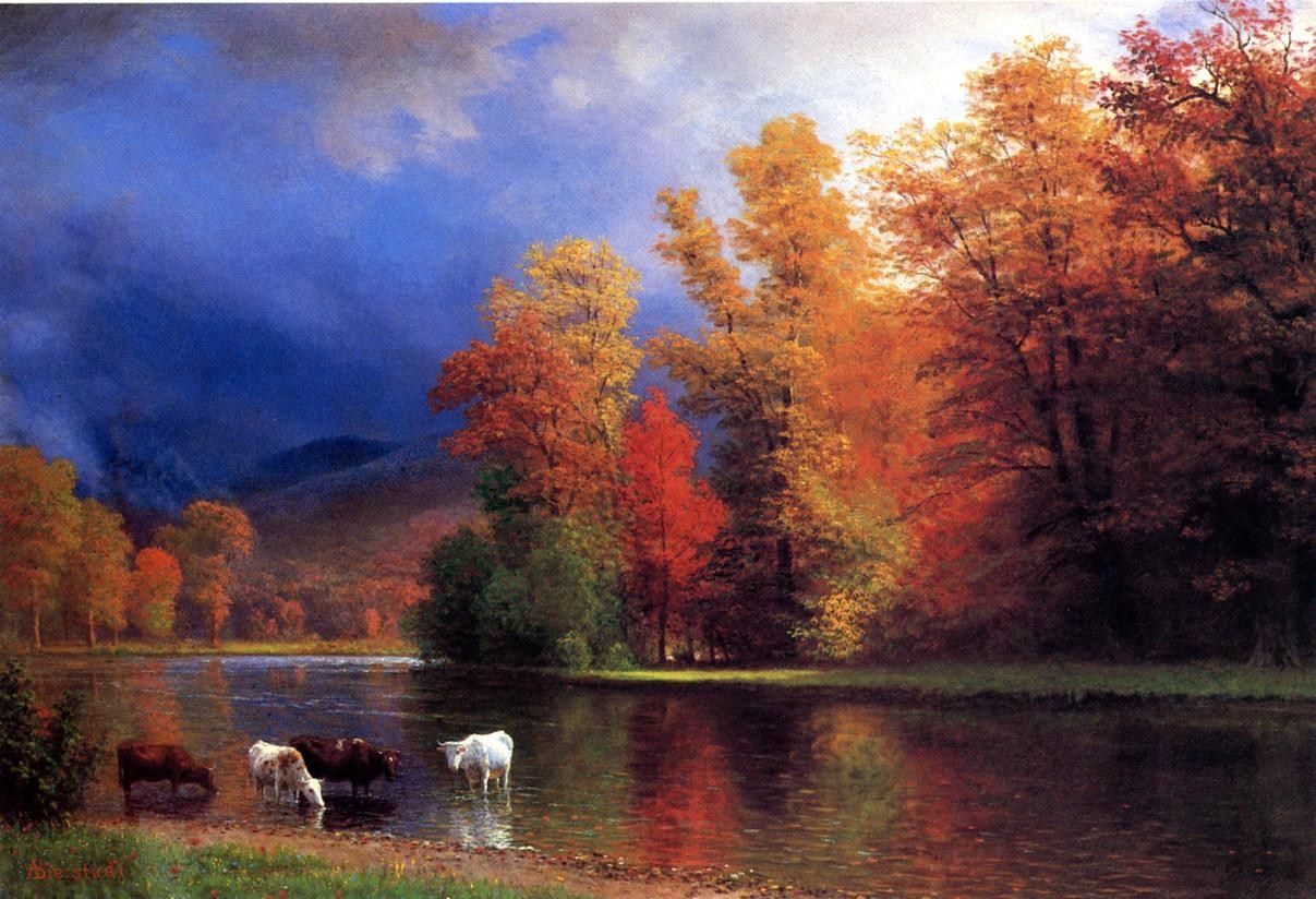 Albert Bierstadt On the Saco